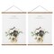 2 Pack Poster Frame,16x16 16x20 16x22 16x24 Magnetic Light Wood Wooden Frames Hanger for Photo Picture Art Canvas Print Artwork Wall Hanging Teak Wood 16''